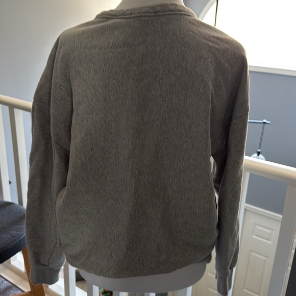 Rag & Bone Jean gray sweatshirt with terry (non fleece) interior. Washed‎ once. - Picture 3 of 4
